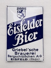Emailschild eisfelder bier gebraucht kaufen  Schiffweiler