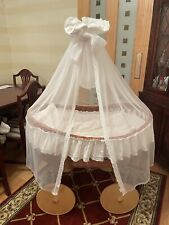 Moses basket wooden for sale  GLASGOW