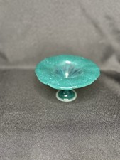 Usado, pequena tigela de compota ou pedestal de vidro arte vintage ou meados do século comprar usado  Enviando para Brazil