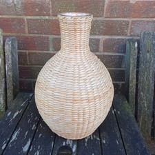Vintage glass wicker for sale  NEWCASTLE UPON TYNE