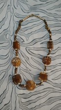 Collana vintage ambra usato  Bagheria