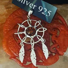 Large silver amber for sale  BRIGHTON