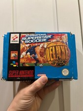 International Superstar Soccer Deluxe "encaixotado" (SNES), usado comprar usado  Enviando para Brazil