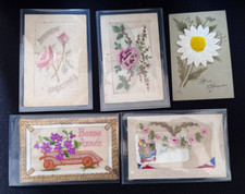 Rare silk embroidered for sale  TEIGNMOUTH
