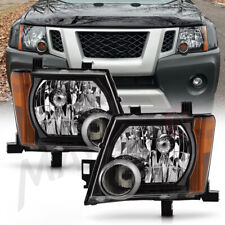 Faróis pretos de substituição esquerda+direita para 2005-2015 Nissan Xterra comprar usado  Enviando para Brazil