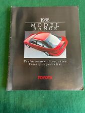 Toyota model range for sale  BRISTOL