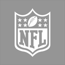 Adesivo de vinil logotipo NFL 1 cor janela carro parede, usado comprar usado  Enviando para Brazil