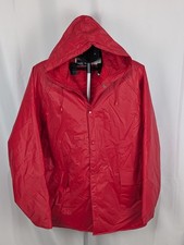 Usado, Jaqueta de chuva vermelha vintage casaco com capuz Ozark Trail XL forro acolchoado PVC concha comprar usado Usado, Jaqueta de chuva vermelha vintage casaco com capuz Ozark Trail XL forro acolchoado PVC concha comprar usado  Enviando para Brazil