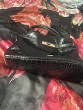 Woman black faux for sale  BEDFORD
