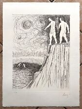 Enrico Baj - Il paradiso perduto - Acquaforte - Firmata a mano - 52 x 38 cm - comprar usado  Enviando para Brazil