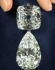 Broche da rainha Elizabeth em prata esterlina 925 com zircônia cúbica 325 CT comprar usado  Enviando para Brazil