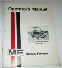 Manual de manutenção Massey Ferguson MF 255 265 275 proprietários/operadores de tratores 2-77 comprar usado  Enviando para Brazil