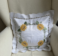 Kissenbezug weiß satin gebraucht kaufen  Hildesheim