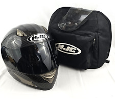 Casco de moto de fibra de carbono HJC AC-12 talla M mediano - estuche y escudo extra, usado segunda mano  Embacar hacia Argentina