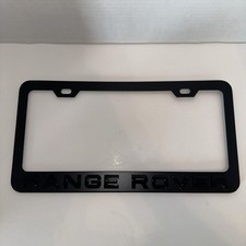 Usado, Quadro de placa de licença de alumínio premium Range Rover preto comprar usado  Enviando para Brazil