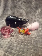 Collection glass pigs for sale  RETFORD