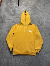 Stussy hoodie yellow for sale  CHESTERFIELD