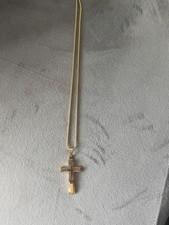 Edelstahl kette kreuzanhänger gebraucht kaufen  Bottrop