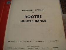 Vintage original rootes for sale  STOKE-ON-TRENT