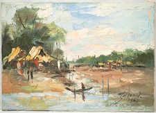 Beautiful vintage oil for sale  Orlando