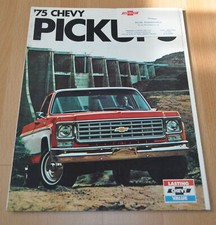 1975 Chevrolet Pickup Brochure Broszura na sprzedaż  PL