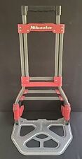 Boneca dobrável Milwaukee Hand Truck 150 lb. Carrinho de caminhão manual dobrável Capacity vermelho comprar usado  Enviando para Brazil