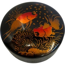 Japanese lacquer round for sale  UK
