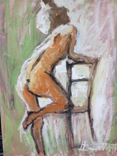 ölbild frau farbe gebraucht kaufen  Bad Münstereifel