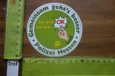 Alter aufkleber polizei gebraucht kaufen Alter aufkleber polizei gebraucht kaufen  Kupferberg