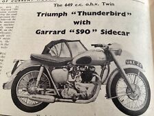 Triumph thunderbird garrard for sale  BRIGHTON