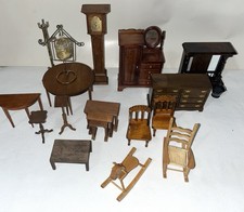 Lote de móveis de madeira para casa de bonecas com arte comprar usado  Enviando para Brazil