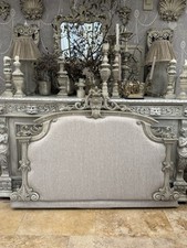 Headboard carved linen for sale  NEWENT