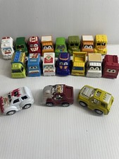 Usado, Mini conjunto de brinquedos infantis para carro Pull Back. 15 peças de caminhões carros + 3 carros bônus.  comprar usado  Enviando para Brazil