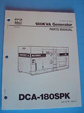 MQ Power 180KVA Generator  DCA-180SPK  Parts Manual s/n 3658145  #C08713 00 804A, usado comprar usado  Enviando para Brazil