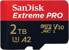 CARTÃO DE MEMÓRIA SANDISK EXTREME PRO 2TB/1TB/512/256 GB MICROSD MICROSDXC A2 UHS-I U3, usado comprar usado  Enviando para Brazil