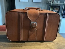Mala de viagem de couro vintage Sears modelo 9013 BOM comprar usado  Enviando para Brazil