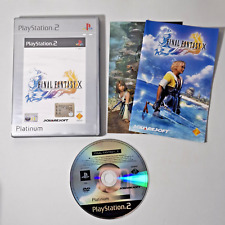 Final Fantasy X Platinum Sony PlayStation 2 PS2 ITA PAL With Manual comprar usado  Enviando para Brazil