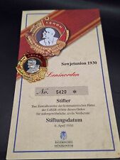Sowjetunion 1930 leninorden gebraucht kaufen  Blieskastel