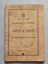 Libretto famiglia 1941 usato  Brindisi