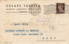 Te0070 cartolina pubblicitaria usato  Napoli