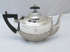 Solid silver tea for sale  WAKEFIELD