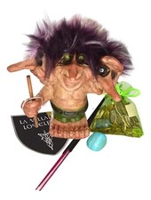 Boneca de porcelana Duende Elf Troll Goblin proteção folclórica México 3 cabeças 6"" comprar usado  Enviando para Brazil