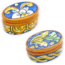 Portagioie ceramica caltagiron usato  Trappeto