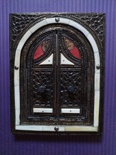 Miroir cadre cuir d'occasion  Olonne-sur-Mer