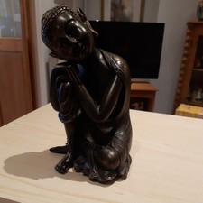 Buddha figurine. bronze for sale  RYDE