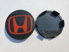 HONDA Conjunto de 4 Tampas de Centro de Roda Preto-Vermelho 69MM - - Satisfação Garantida comprar usado  Enviando para Brazil