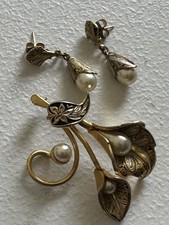 Vintage damascene brooch for sale  Shepherd