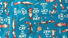 Cotton fabric seuss for sale  Kasson