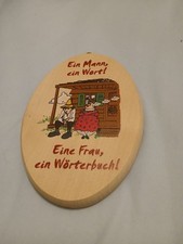 Holzschild spruch lustig gebraucht kaufen  Dresden