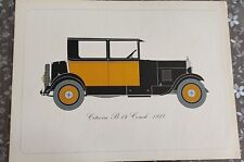 Lithographie citroen b14 d'occasion  Évreux